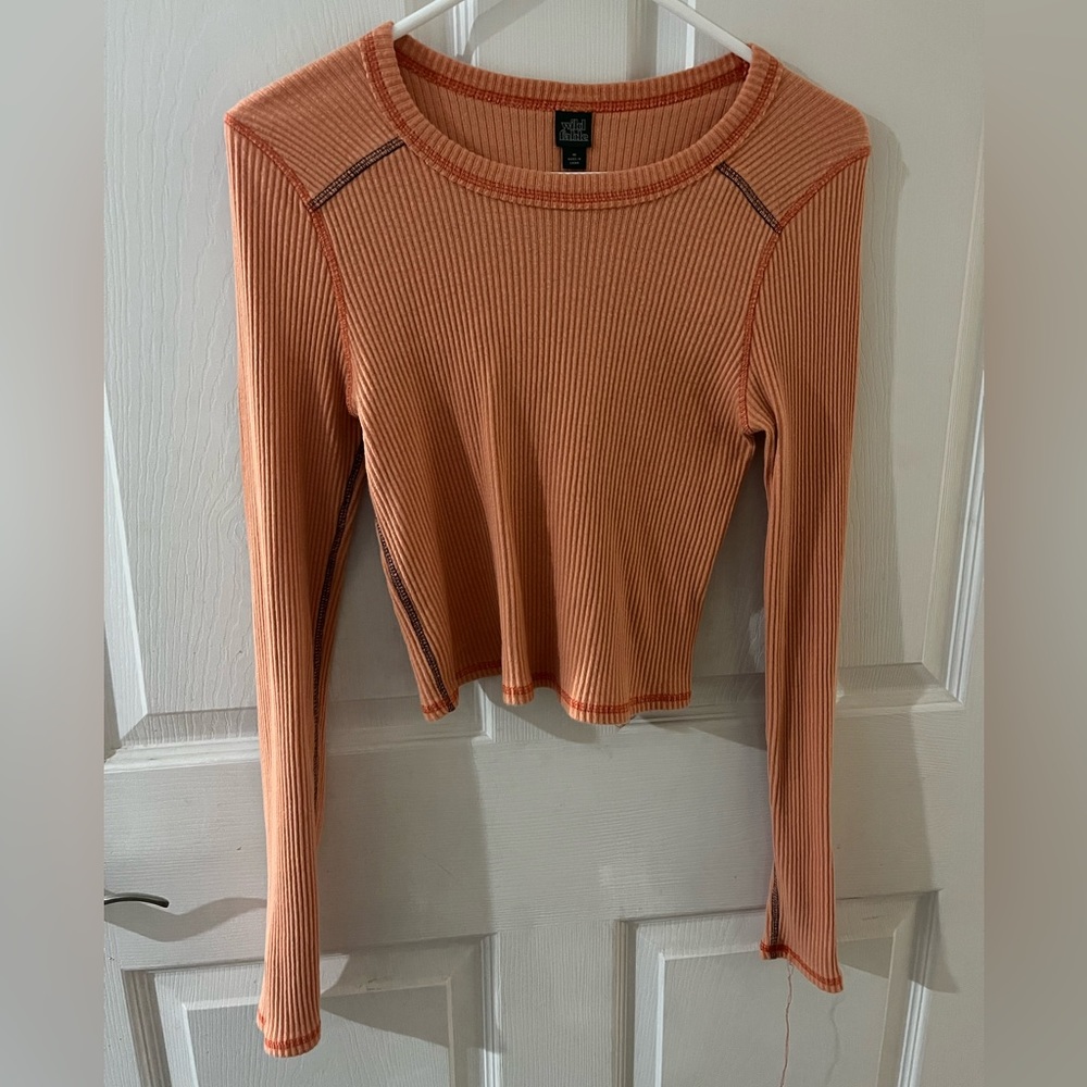 Wild Fable Target Orange Long Sleeve Women’s Size Medium Sweater